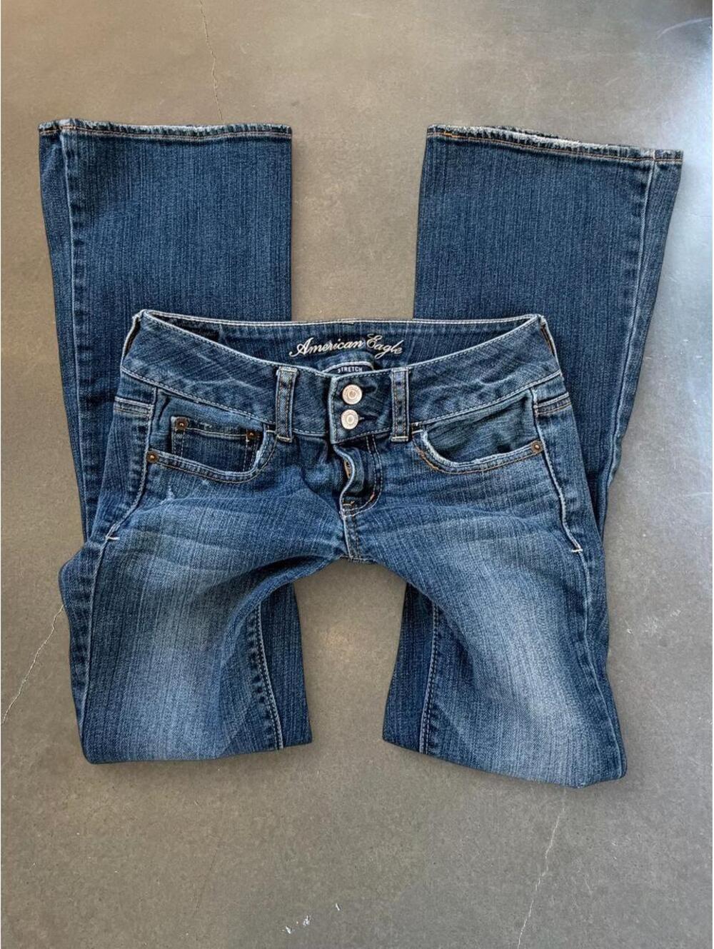 Y2K American Eagle Low Rise Bootcut Jeans | Women’s Size 0